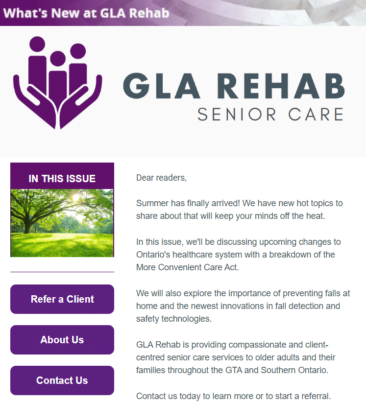 Summer 2025 – Senior Care
